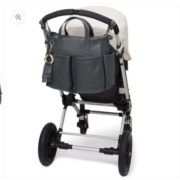 SKIP HOP GREENWICH DIAPER BAG SMOKE - Picture 3 of 16
